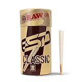 RAW Cones Classic King Size | 100 Pack | Natural Pre Rolled Rolling Paper with Tips & Packing Sticks Included