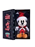 Simba Disney Santa Mickey Mouse Collector Christmas Plush Soft Toy In Gift Box, No 12 in This Collection of 12, Collect Them All, Suitable From 0+, Birthday, Collector Treat