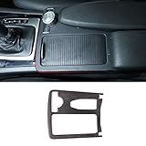 DIYUCAR Oak Wood Grain ABS Plastic For C Class W204 2008-2014 Car Central Console Cup Holder Frame Trim Accessory For Benz E Class W212 Coupe W207 C207 Right Hand Drive