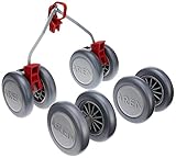 Maclaren PM1Y460352 Triumph Front and Rear Wheels for Flight/Globetrotter, Silver