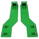 Steel Tractor Loader Quick Tach Weld On Mounting Brackets Compatible with John Deere Tractor Loaders(Top Pin Fits 200, 300, and 400 Series Loaders,Bottom Pin Fits 500 Series Loaders)