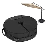Brislut Parasol Base Weights Bag - Up to 40kg, Heavy Duty Cantilever Bases Weight for Banana Overhanging Parasol Cross Stand Extra Sandbags Weighted Patio Outdoor Garden Umbrella Base