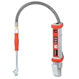 Accufill Professional Tyre Pressure Gauge Air Tyre Inflator with 0.5m Hose & Twin Push-On Connector, Die-Cast Aluminum, Handheld for Truck/Car/Bike