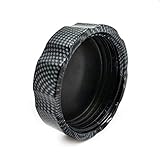 Carbon Brake Fluid Reservoir Cap Cover"Ninja" Engraved for Kawasaki Ninja ZX6R 1998-2014/ZX7R 1991-2003/ZX9R 1998-2003/ZX10R 2004-2014/ZX14R 2006-2014