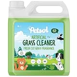 PetSol Artificial Grass Cleaner, Kennel Disinfectant and Deodoriser Dog Urine Neutraliser, Patio Cleaner Pet Friendly. Fresh Cut Grass Scent 1L Concentrate Pet Disinfectant