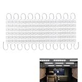 12V 120 LEDs Van Interior LED Light, RV Dome Lamp Waterproof Ceiling for Truck Camper Van Trailer Boat Transit Bus 20 Separable Modules, White LED Light Strip Self Adhesive for Vehicles Home Lighting