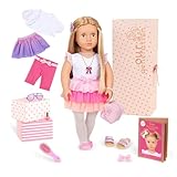 Our Generation – 18-Inch – Bow Themed Fashion Starter Doll – Thea – Blond Hair & Hazel Eyes – 3 Outfits & Styling Accessories in Gift Box – Pretend Play Ages 3+ Years