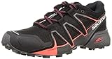 Salomon Speedcross Vario 2 Women's Trail Running Shoes, All surface grip, Foothold, and Protection, Black, 5.5
