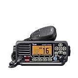 Icom Unisex M330GE Vhf Transceiver with Gps Receiver, Black