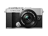 OM SYSTEM Olympus PEN E-P7 Camera Kit, 20 MP Sensor, 5-axis image stabilisation, tilt HD LCD, 4K, Wi-Fi, color and monochrome profile control, silver incl. M.Zuiko Digital ED 14-42mm EZ black
