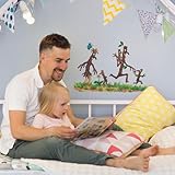 Stickerscape Stick Man Wall Sticker (Stick Man Family - Regular) | Gruffalo and Friends Wall Stickers, Gruffalo Wall Stickers, Child’s Bedroom Wall Decor| Easy to Apply, Cleanly Removable