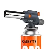 JDHON Blow Torch, Professional Kitchen Butane Torch, Chef Cooking Torch Adjustable Flame, for Creme Brulee, BBQ, Baking, Camping(Butane Gas Not Included)