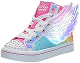 Skechers Girls TWI-Lites 2.0 Dreamy Wings Ankle Boot, Pink Multi, 13.5 UK Child