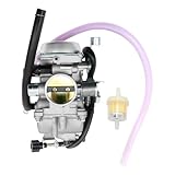 Ollanoos Carburettor with Fuel Filter, Replacement for Kawasaki KLF 300 KLF300 1986-1995, Replacement for Bayou Carby Carb ATV Models 1996-2005