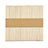ZHIYE Natural Wooden Lollipop Sticks, 50pcs Ice Cream Sticks with Smooth Edges Kids Craft Popsicle - Lolly Pop Stick, 93 X 10 X 2mm