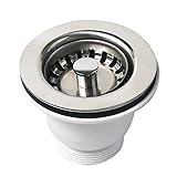 TALEA Sink Waste Strainer 85mm Flange *H68mm,Mini Basket For Od Sink,xj303b-U