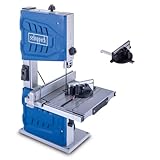 Scheppach HBS261 Bandsaw | 550W | 120mm Cut Height | 2 Speeds | Tilting Table | Rip & Angle Fence | Inc. Mitre Gauge