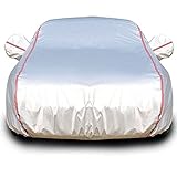 Car Cover Compatible with Mercedes-Benz CLS-Class CLS300d CLS300dh CLS320CDI, Full Car Covers Windproof Waterproof Snowproof for Automobiles UV Protection Vehicle Cover Car Tarpaulin Black Silver