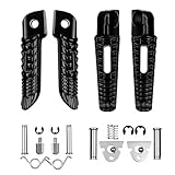 Front Rear Foot Pegs Footrest Fit For Suzuki GSXR GSX-R 600 750 1000 2005-2020