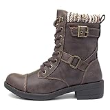 Rocket Dog Womens/Ladies Thunder Biker Boots (6 UK) (Brown Galaxy)