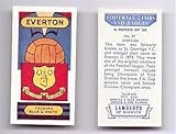 LAMBERTS 1958 Football Club and Badges cigarette card - Everton FC