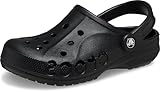 Crocs Unisex Baya Clogs, Black, 6 UK Men 7 UK Women