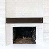Industrial Look Rustic Steel RSJ Girder Mantel Piece Fireplace Beam Shelf