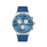 Swatch New Irony Chrono YVS485 Blue Is All Watch, Strap
