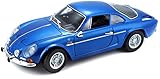 Bburago MAISTO FRANCE- Renault Miniature Car Alpine 1600 S Stradale 1971-Scale 1:18, M31750, Blue