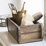 Reclaimed Brick Mould Storage Box, Natural Rustic Wooden Box