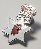 Irish Red Hand of Ulster and Crown Enamel Lapel Pin Badge