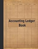 Accounting Ledger Book: Account Ledger Book, Bookkeeping Record Book, Small Business Income Expense, Accounting Journal Entry Book, Ledger Notebook Business Home Office School, 8.5 x 11