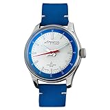 Strela 1965 Men's Watch with Poljot 2609H Movement Analogue Mechanical Hand-Winding Watch Cosmos, Tribute, Officer, Blue Sky, Blue Sky · 1965bs40