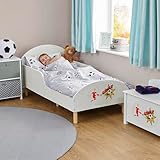Liberty House Toys Kids Toddler Bed, Football, H68 x W74 x D144cm