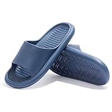 The Essentials Wardrobe Mens TEW Sliders - Navy - UK-10