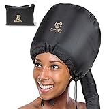 BEAUT'E SEOUL Bonnet Hood Hair Dryer Cap, Adjustable Hooded Bonnet for Handheld Blow Dryer, Steamer for Deep Conditioning, Styling & Curling – Fits All Head Sizes