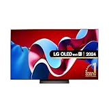 LG evo OLED55C44LA 55-Inch 4K UHD Smart TV, (α9 AI Processor Gen7, Dolby Atmos, Freeview Play and Amazon Alexa, 120Hz), Umber Brown [Model 2024]