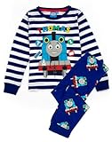 Thomas And Friends Pyjamas For Boys | Kids Tank Engine Trains Long Sleeve Top and Long Leg Bottoms | Children's Toys PJs Clothing Merchandise