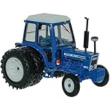 Britains Ford 7600 with Dual Rear Wheels - Diecast Toy Tractor Farm Toys 1 32 Scale - Metal and Plastic Tractor Toys - Collectible Model Farm Tractors for Plus 3 Year Olds