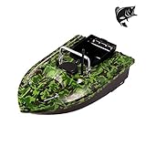 AHWZ Bait Boat - RC Bait Boats for Carp Fishing 500m Remote Control with 1.5kg Loading,Green