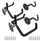 Guitar Wall Mount Hanger Horizontal,Electric Guitar Wall Mount Display Ukulele Slatwall Hawaiian Guitar Holder Bass Stand Rack Hook with Screws,2 Pack