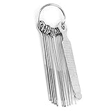 Guitar Nut File Set, Bridge Nut Files Saddle Nut Files 13 Neddles Set Tool Kit for Instrument String