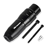 SV1000 S Frame Exhaust Sliders Anti Crash Pad Protector FOR SUZUKI FOR SV1000S 2004 2005 2006 2007 Motorcycle Falling Protection crash protection (Color : White)