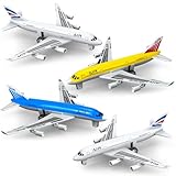 Airplane Toys, Metal Plane Pull Back Airplane Toys for 3 4 5 6 Years Old Boys Girls, Die Cast Aircraft Plane Models, Kids' Play Vehicles Aeroplane Airplanes for Kids Birthday Gifts