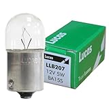 PARLEX 1 For Lucas LLB207 12V 5W Bayonet Light Bulb, Side, Indicator, Interior, Panel Lamp