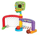 Little Tikes Little Tikes 3-in-1 Sports Zone for Children - Basketball, Soccer & Bowling - Hours of Active Play - Promotes Balance & Coordination, For 9 Months to 3 Years