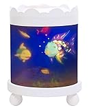 Trousselier Rainbow Fish Night Light Magic Carousel Lantern Projector White