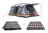 OLPRO Outdoor Leisure Products Orion 6 Berth Tent Package Tent, Carpet, Footprint Groundsheet