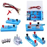 DigHealth Electric Circuit Kit, Educational Montessori Toys, Science Experiment Kit with Motor and Bulb for Kids, DIY STEM Electrical Engineering Project for Basic Physics Learning Starter