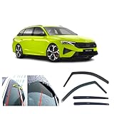 AC WOW 4x Wind Deflectors for SKODA Octavia 5-door estate SW Kombi 2019 2020 2021 2022 2023 2024 2025